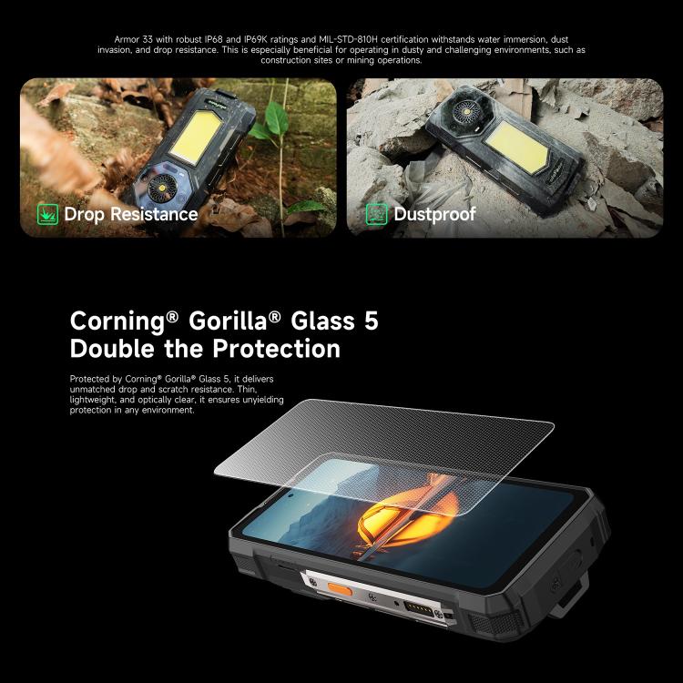 Ulefone Armor 33 Teléfono Resistente 12GB+512GB 6.95in 4G by Ulefone