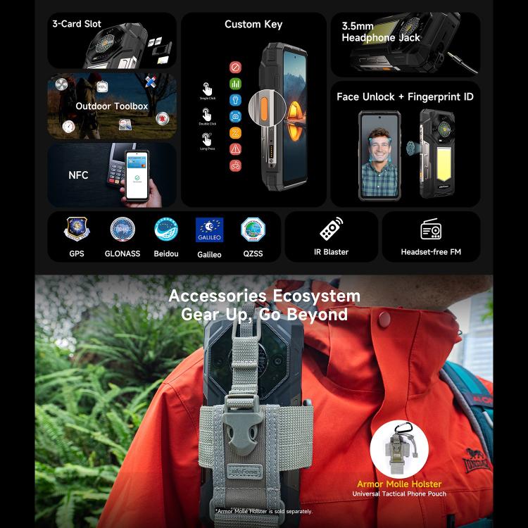 Ulefone Armor 33 Teléfono Resistente 12GB+512GB 6.95in 4G by Ulefone