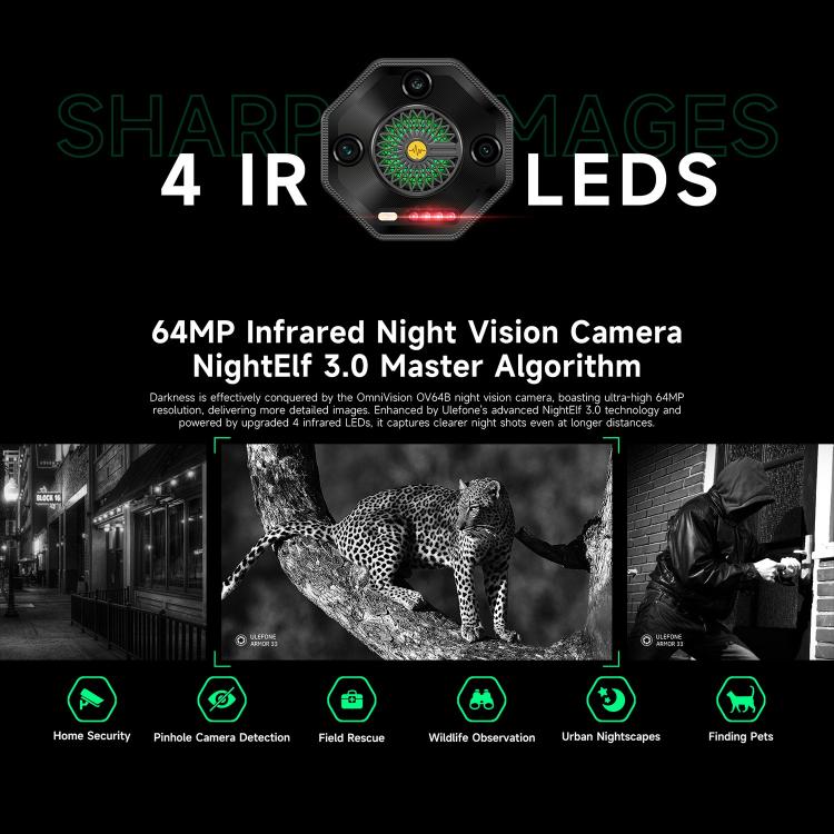 Ulefone Armor 33 Teléfono Resistente 12GB+512GB 6.95in 4G by Ulefone
