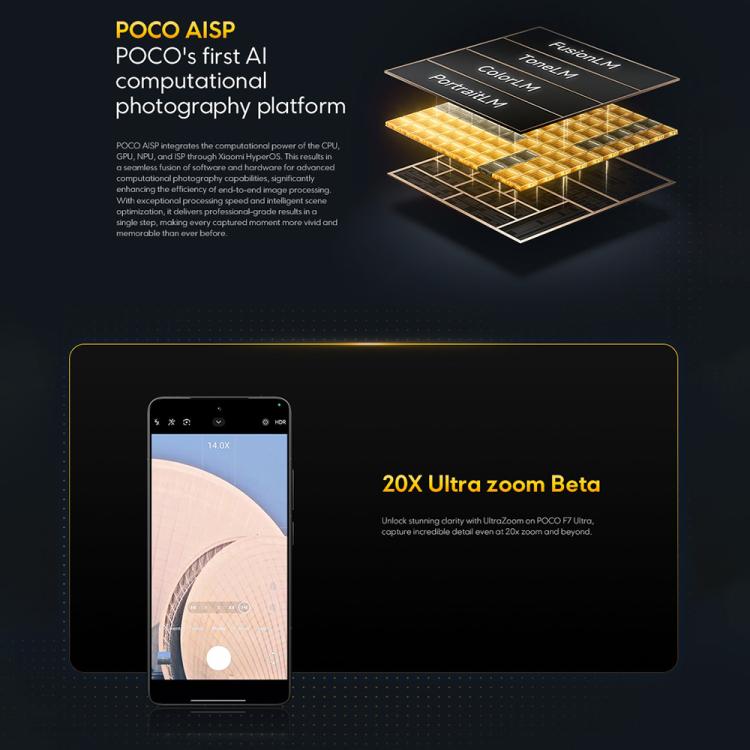 POCO F7 Ultra Global Smartphone 12GB+256GB 5G Fingerprint