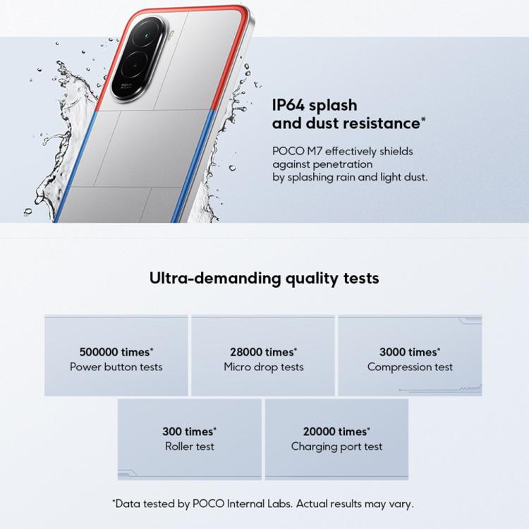 POCO M7 Global Smartphone 8GB+256GB 7000mAh 4G NFC