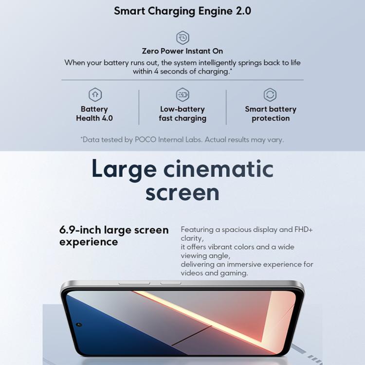 POCO M7 Global Smartphone 8GB+256GB 7000mAh 4G NFC
