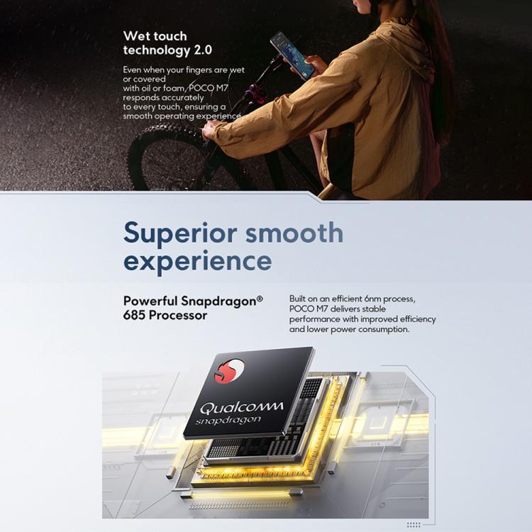 POCO M7 Global Smartphone 8GB+256GB 7000mAh 4G NFC