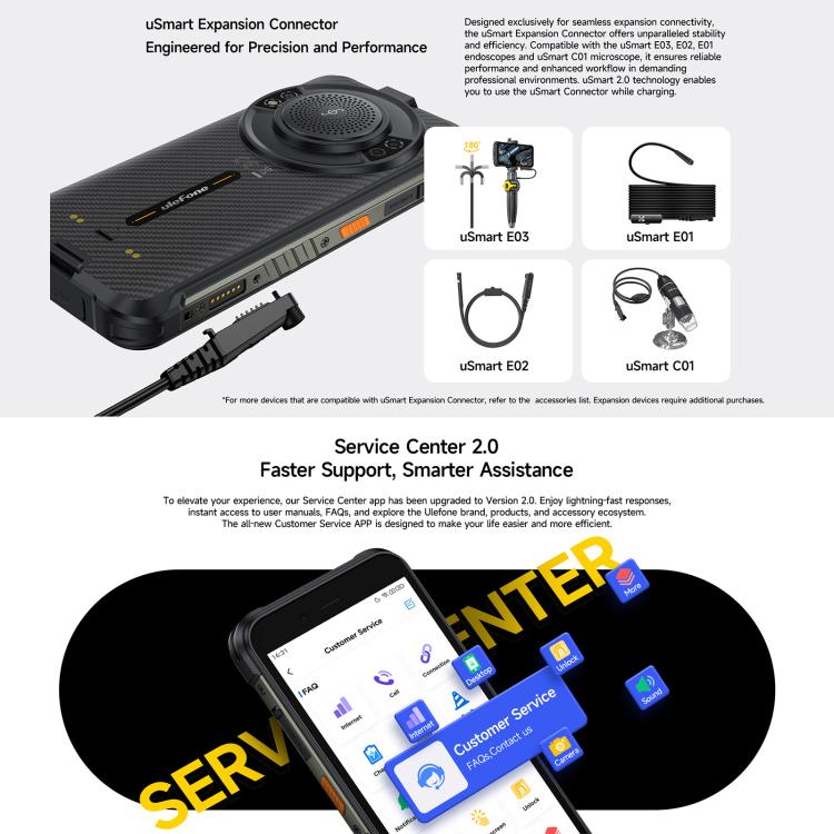 Ulefone RugKing Rugged Phone 8GB+256GB IP68 Android15 4G