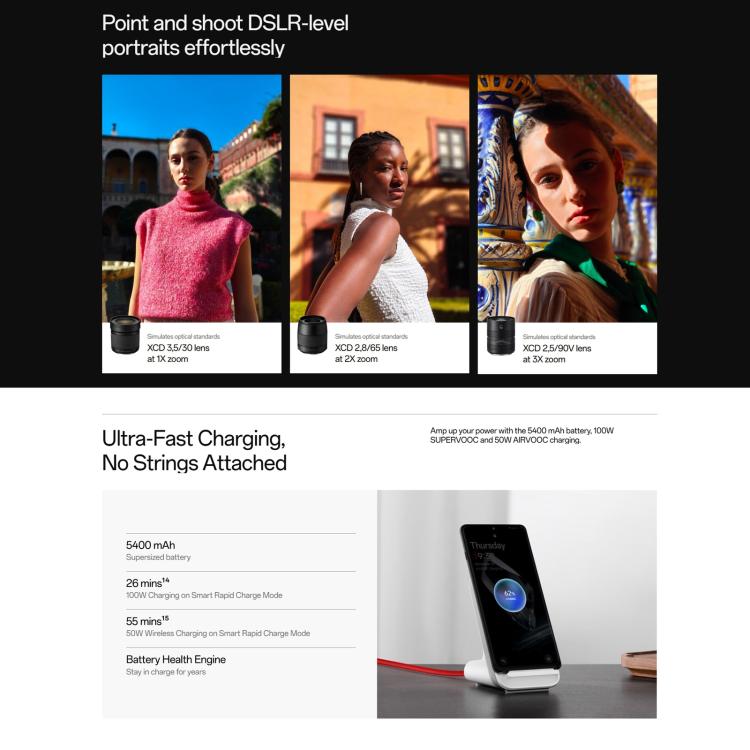 OnePlus 12 5G Teléfono 12GB+256GB Huella En Pantalla by OnePlus