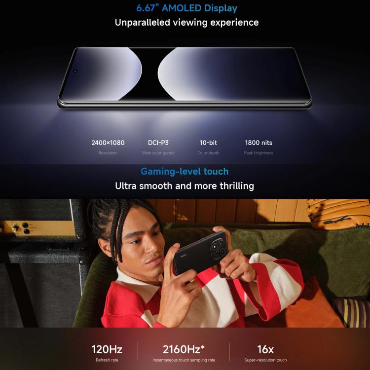 Xiaomi Redmi Note 14 Pro 4G Global Teléfono 12GB+256GB NFC