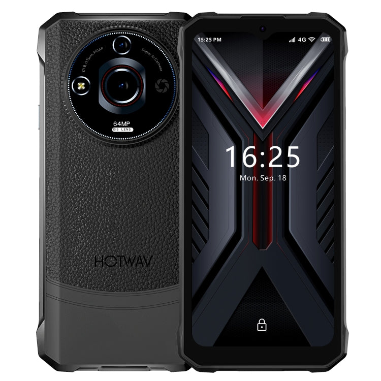 HOTWAV T7 Teléfono Resistente 6GB+256GB 6280mAh 4G Android 13