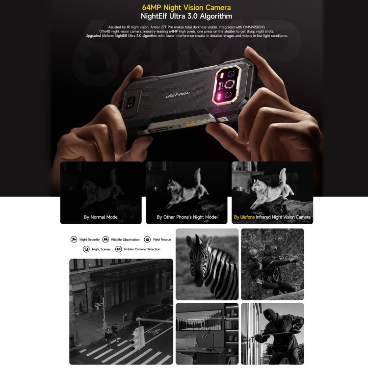 Ulefone Armor 27T Pro Teléfono 12GB+256GB 5G Imagen Térmica by Ojalu Co