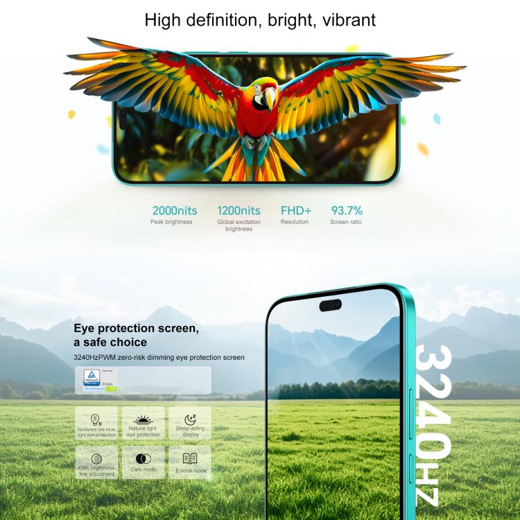 Honor Play9T Pro, 8 GB + 256 GB, Pantalla 6,7 Pulgadas, 5G, Dimensity 6080