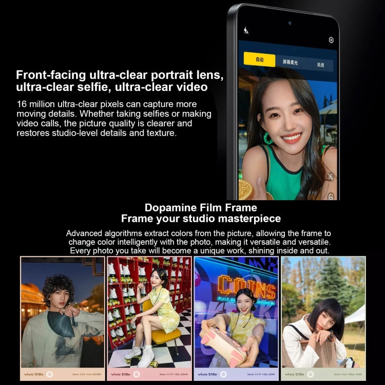vivo S18e Smartphone 5G, 12GB+512GB, Dual Cámara 50MP, Dimensity 7200