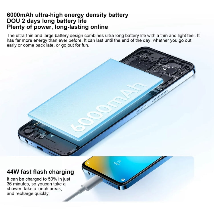 vivo Y200i Smartphone 12GB+512GB, 5G, Cámaras Duales 50MP, Pantalla 6,72"