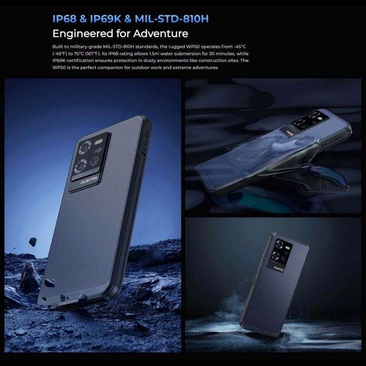 Oukitel WP50 Teléfono Rugged 4GB+256GB 5G 6,6 Pulgadas by OUKITEL