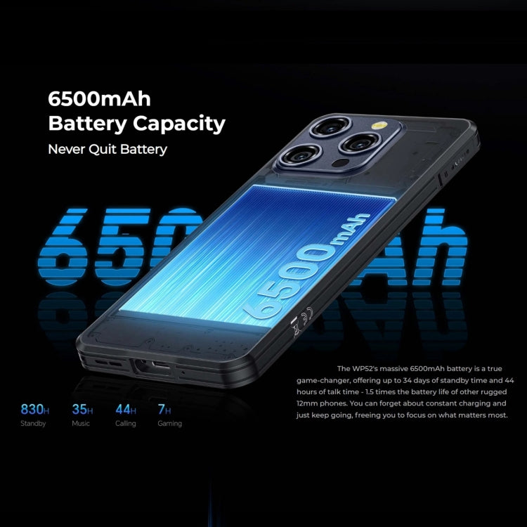 Oukitel WP52 5G Teléfono Rugoso 4GB+256GB 6,6 Pulgadas by OUKITEL