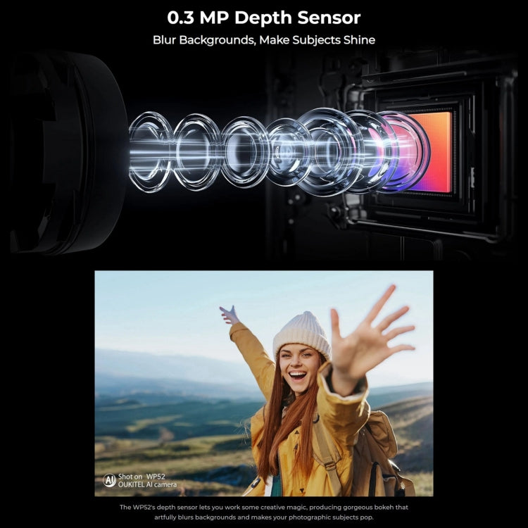Oukitel WP52 5G Teléfono Rugoso 4GB+256GB 6,6 Pulgadas by OUKITEL