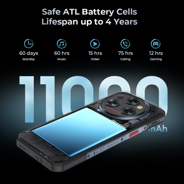 Oukitel WP35 Rugged 8GB+256GB 5G Teléfono Resistente by OUKITEL