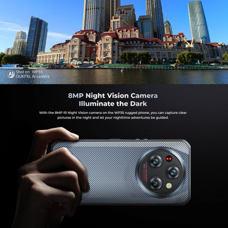 Oukitel WP35 Rugged 8GB+256GB 5G Teléfono Resistente by OUKITEL