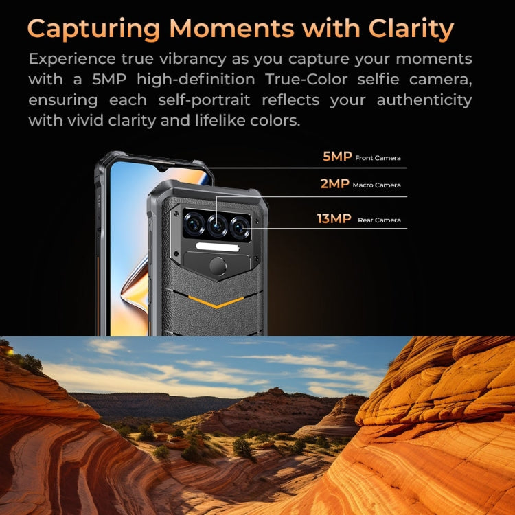 Oukitel WP38 Teléfono Inteligente 12GB+256GB 4G Batería 10600mAh