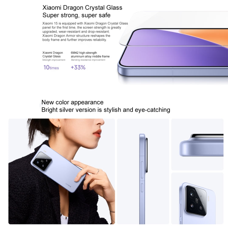 Xiaomi 15, 12GB + 256GB, Smartphone 5G, Snapdragon 8 Elite, 5400mAh