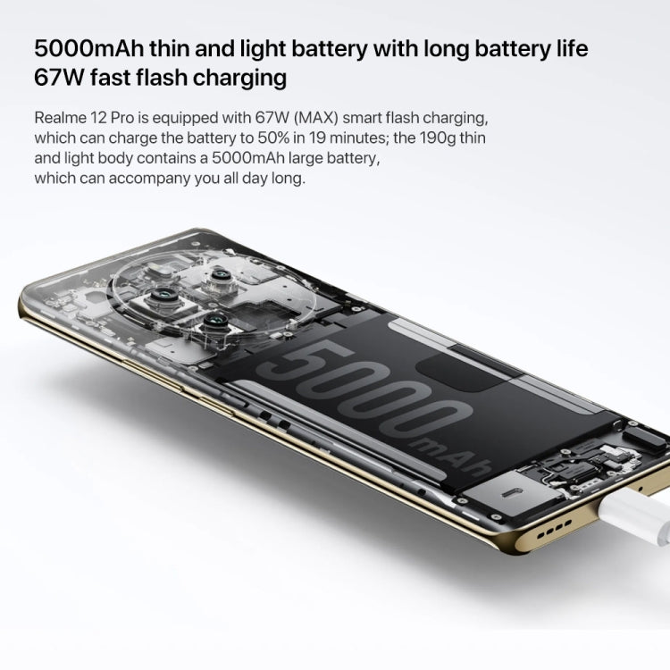 Realme 12 Pro 8GB+256GB 5G Pantalla 6,7" Huella Dactilar