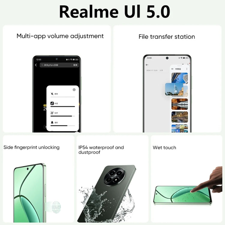 Realme 12x, 12GB+256GB, Teléfono 5G, 50MP Cámara, 5000mAh
