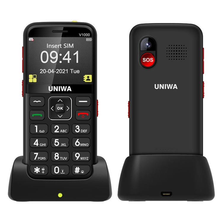 UNIWA V1000 4G Anciano Teléfono Móvil