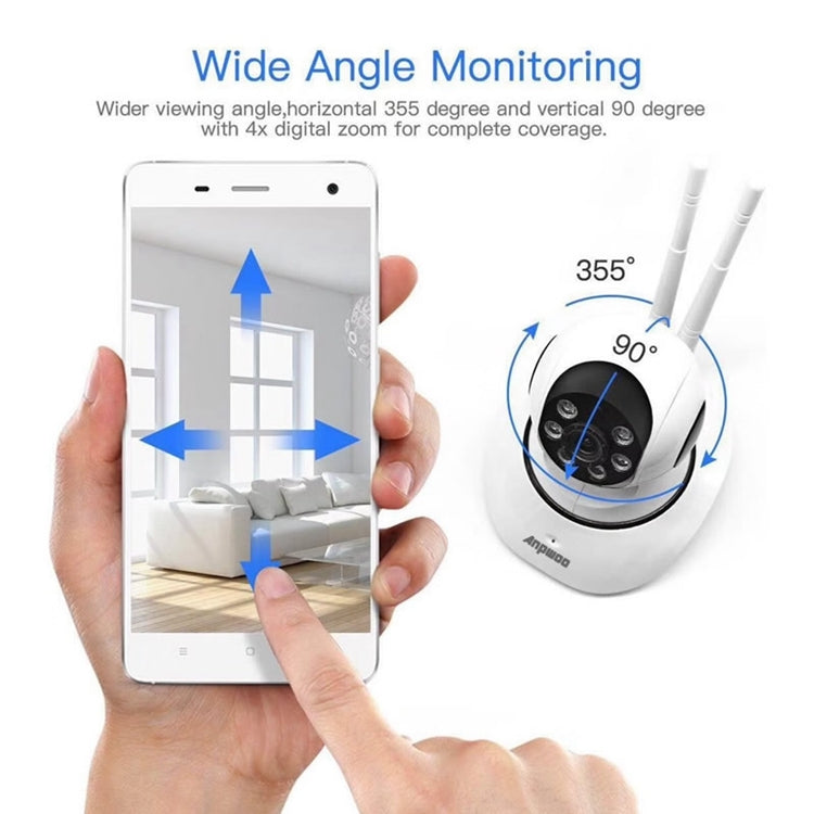 Anpwoo AP001 Cámara IP WiFi 1MP 720P Detección De Movimiento Compacta