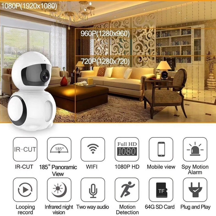 Anpwoo AP006 Cámara IP WiFi Visión Nocturna Premium