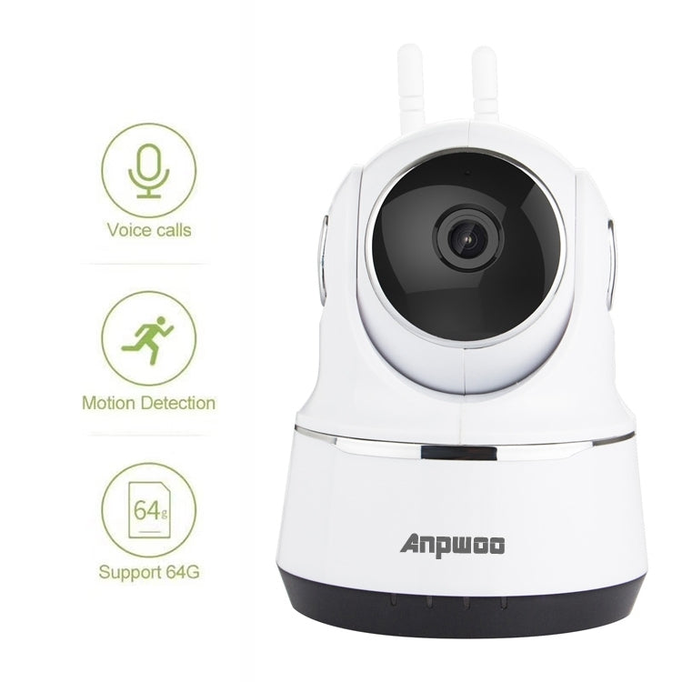 Anpwoo Guardian Cámara IP 1080P WiFi Detección Movimiento