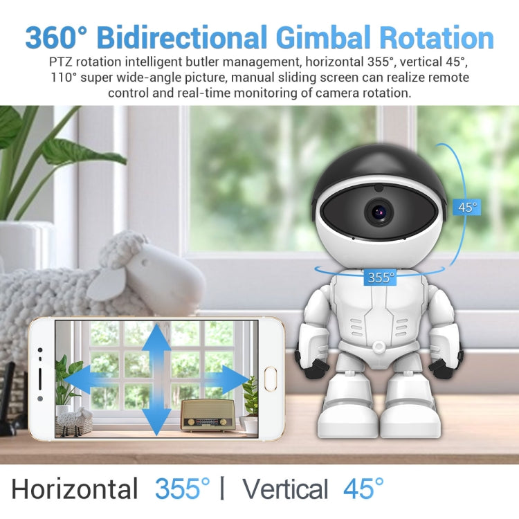 Escam PT205 Cámara IP WiFi HD 1080P Detección De Movimiento