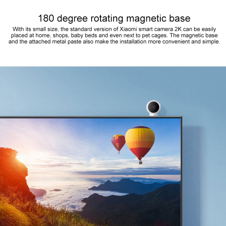 Xiaomi Cámara Inteligente 2K Standard Edition, Visión Nocturna y Detección AI