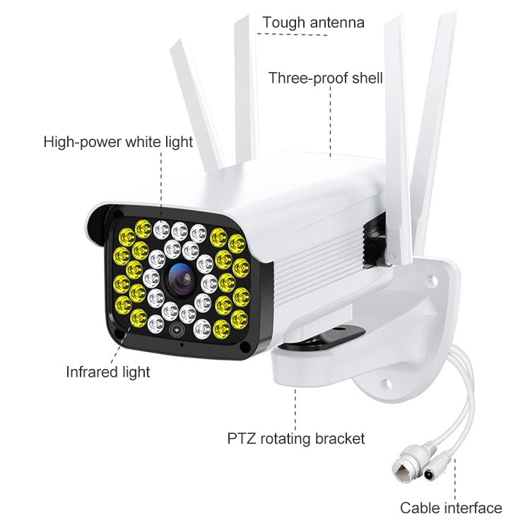 Difang DF-36Q Cámara IP De Vigilancia Exterior Con WiFi Detección Humanoide