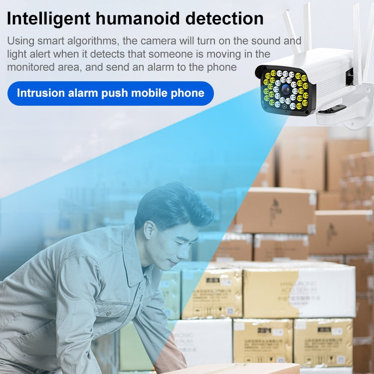 Difang DF-36Q Cámara IP De Vigilancia Exterior Con WiFi Detección Humanoide
