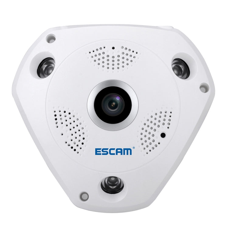 Escam Shark QP180 Camara IP Lente Ojo De Pez 360 Grados
