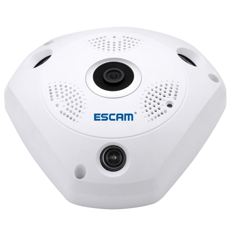 Escam Shark QP180 Camara IP Lente Ojo De Pez 360 Grados