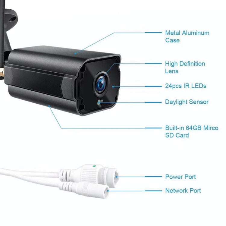 Anpwoo Paladin Cámara IP 720P Detección de Movimiento