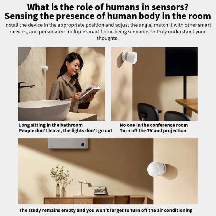 Xiaomi XMOSB01XS Sensor De Presencia Bluetooth 5.0 Detección