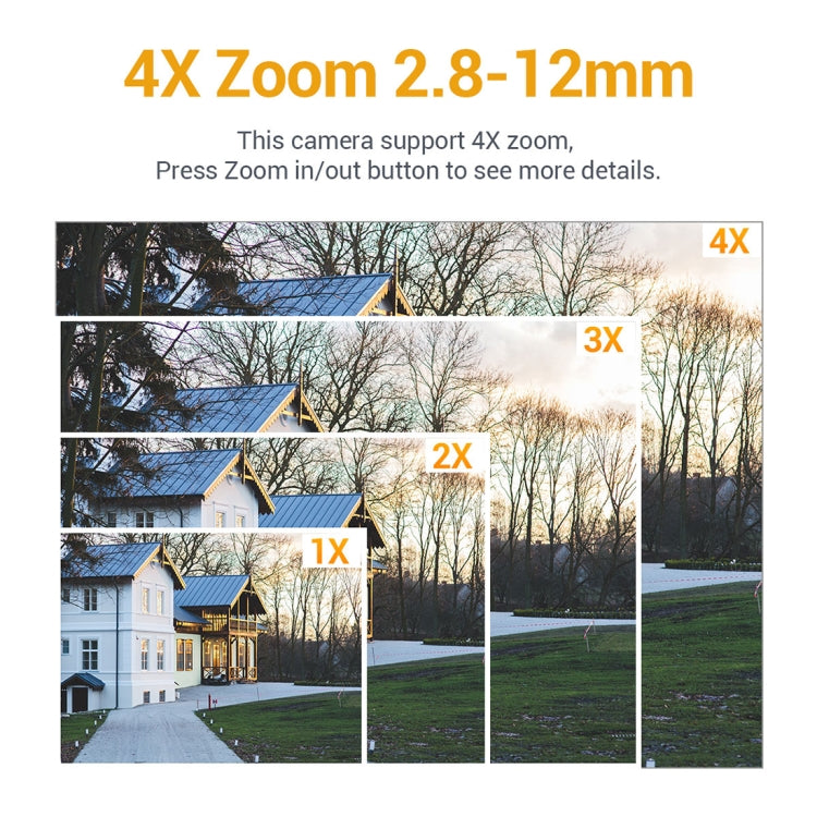 Escam Q5068 Cámara IP PTZ WiFi 5MP H265 4X Zoom Impermeable Exterior