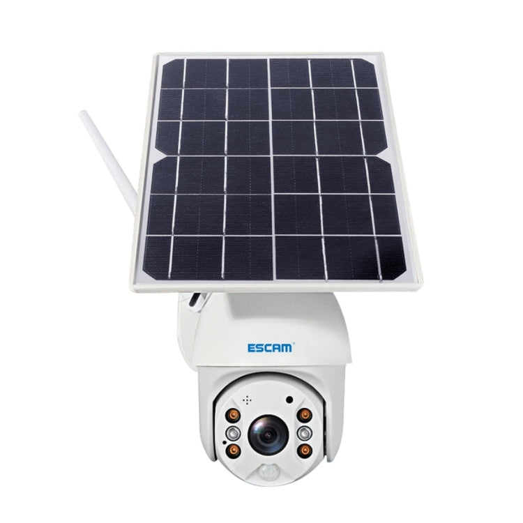 ESCAM QF280 Cámara IP PT Solar Panel Integrado WiFi IP66 Exterior