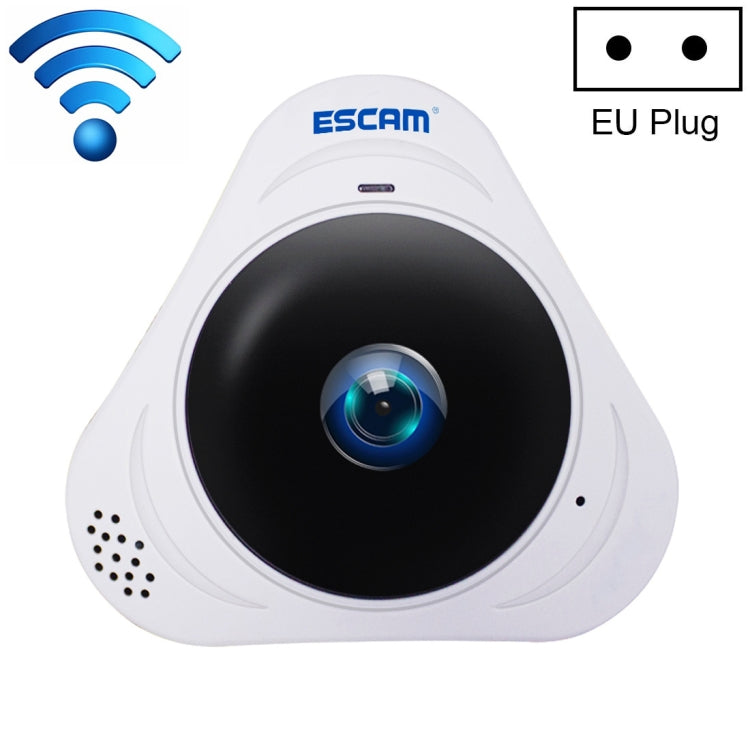 Escam Q8 Cámara IP WiFi 1.3MP Lente Ojo de Pez 360 Grados