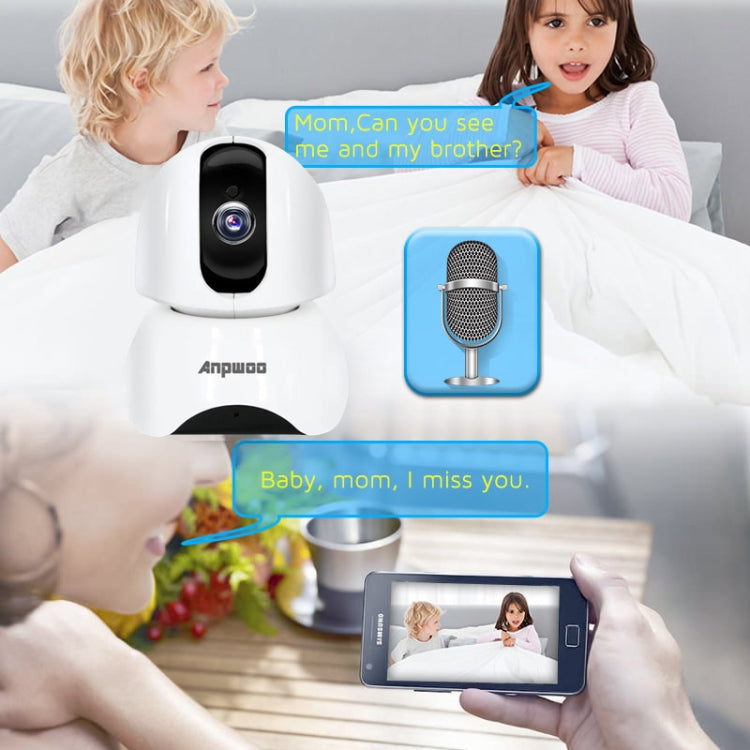 Anpwoo-YT003 Cámara 1080P WiFi Visión Nocturna 2MP UE
