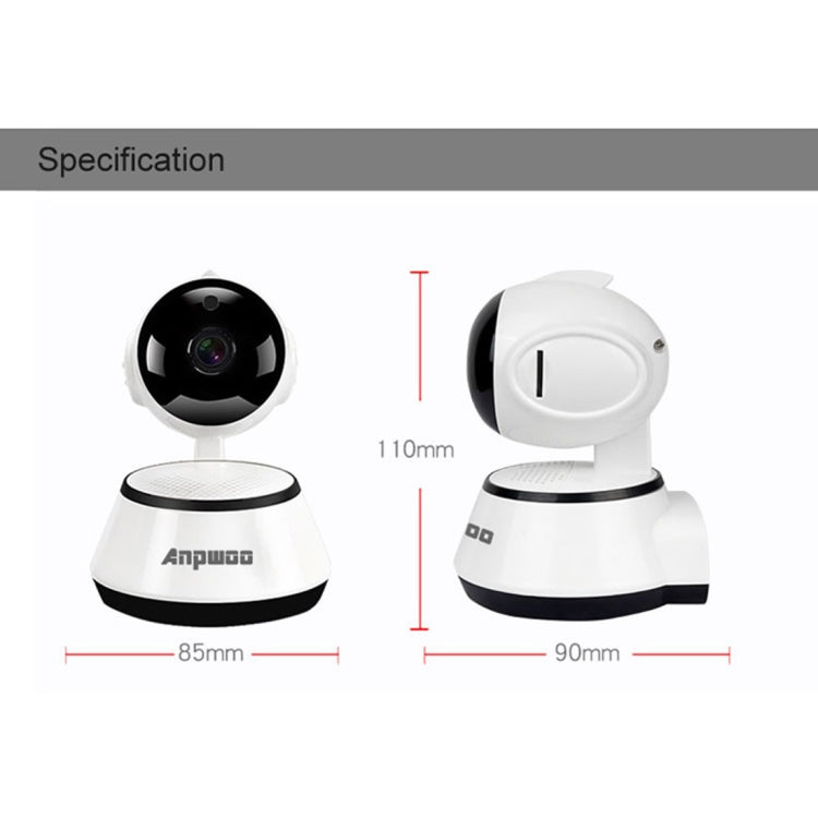 Anpwoo YT001 Cámara IP 720P HD WiFi Detección Movimiento
