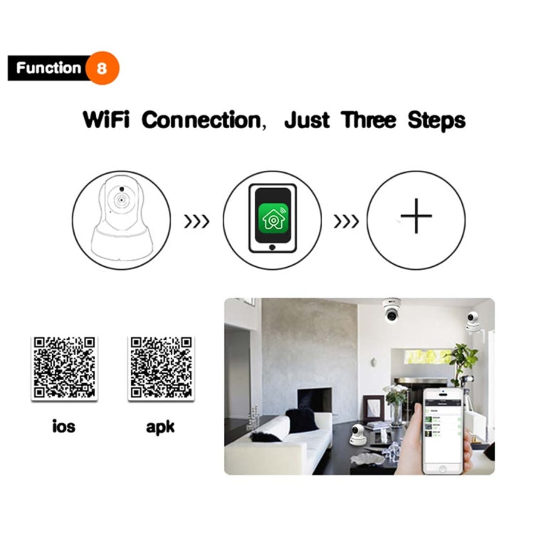 Anpwoo YT002 Cámara IP WiFi 720P Detección Movimiento