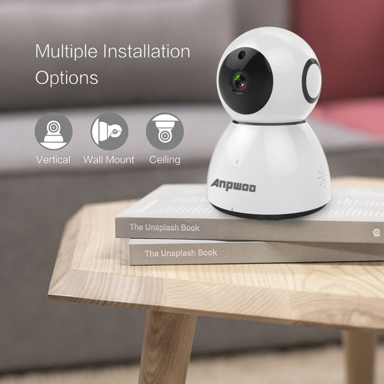 Anpwoo Snowman Cámara IP 1080P WiFi Detección de Movimiento