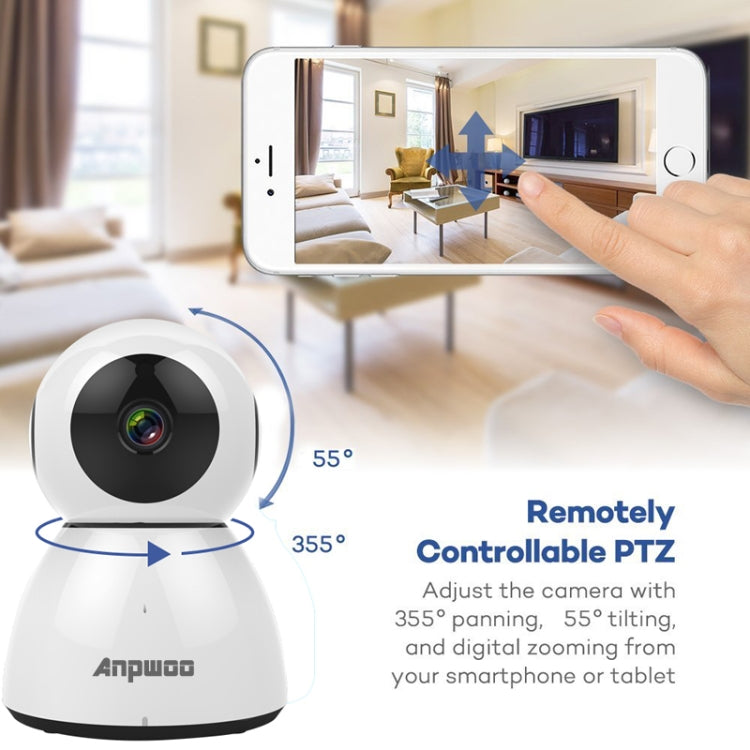 Anpwoo Snowman Cámara IP 1080P WiFi Detección de Movimiento