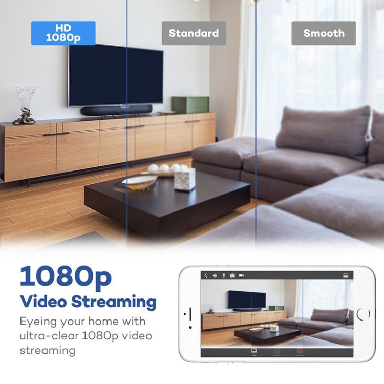 Anpwoo Snowman Cámara IP 1080P WiFi Detección de Movimiento