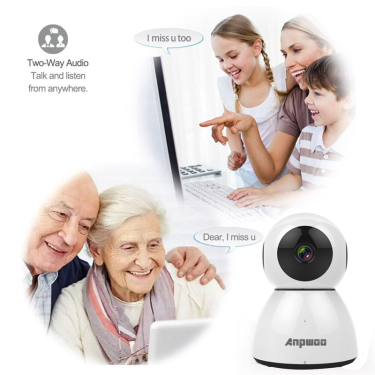 Anpwoo Snowman Cámara IP 1080P WiFi Detección de Movimiento