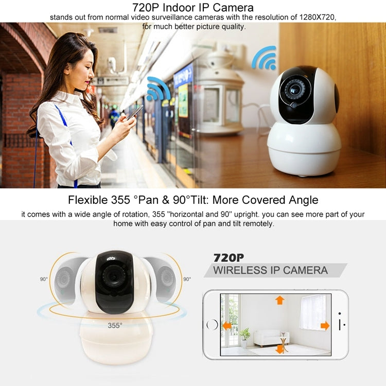 Anpwoo YT006 Cámara IP Detección de Movimiento 720P WiFi