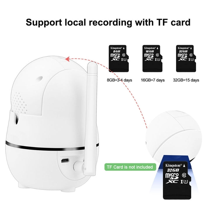 Anpwoo YT008 Cámara IP 720P WiFi Visión Nocturna IR