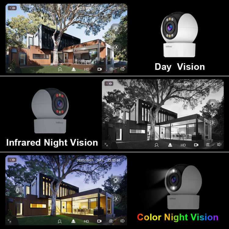 SriHome SH046 Cámara De Seguridad Para El Hogar FHD 4MP Garantía