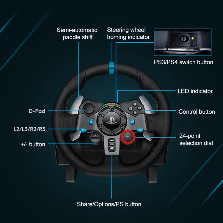 Logitech G29 Palanca de Cambio para Volante PS3 PS4 PS5